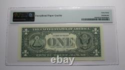 Billet de la Réserve fédérale de 1 $ de 2003 avec numéro de série répétitif, PMG UNC67