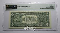 Billet de la Réserve fédérale de 1 $ de 2003, numéro de série répétitif, PMG UNC67