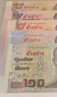 Billets Siam Roi Rama IX Thaïlande Memorial De Précieuses Devises Rares Et Précieux