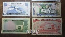 Billets de banque de 10 shillings UNC d'Ouganda, monnaie ougandaise, billet africain