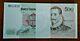 Chili 500 Pesos P-153 2000 X 100 Pièces Lot Original Bundle Millennium Unc Devise