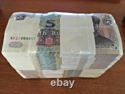 CHINE 5 YUAN P-903 2005 x 100 pièces lot lot complet BUNDLE MAO NEUF UNC billet de banque chinois