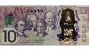Canada 10 Dollar 2017 Unc Polymère Commémoratif Banknote Avers Inverse U0026