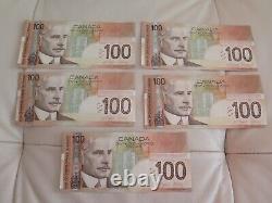 Canada 2004 Banque Du Canada $100 Dollars P105a Devise Des Billets Condition Unc