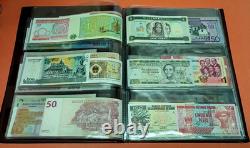 Catalogue de devises pour parents et grands-parents 78 billets UNC provenant de 78 pays différents
