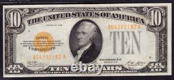 Certificat de 10 $ en or de 1928, billet de banque Fr. 2400 Pcgs B Non circulé Non 62