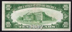 Certificat de 10 $ en or de 1928, billet de banque Fr. 2400 Pcgs B Non circulé Non 62