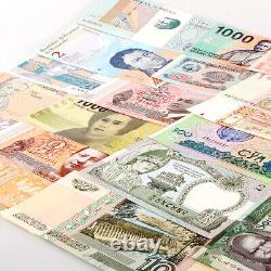 Collection de 120 billets de banque de 120 pays - Ensemble UNC de monnaie en papier