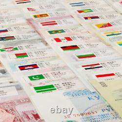 Collection de 120 billets de banque de 120 pays de la Banque mondiale, ensemble de monnaies UNC, papier-monnaie