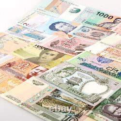 Collection de billets de banque de la Banque mondiale de 120 pays différents Ensemble UNC de devises Papier-monnaie
