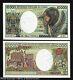 Congo République 10000 Francs P7 1983 Antelope Unc Afrique Monnaie Argent Bill Remarque