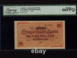 Curaçao (antilles Néerlandaises)p-7cr, 21⁄2 Gulden, 1920 Héritage Gem Unc 66 Ppq
