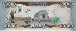 DINAR IRAKI 100 000 1/10 Million 2 x 50 000 UNC MONNAIE AUTHENTIQUE IQD avec COA