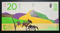 District des Lacs 1 5 10 20 Livre 2018 UNC Ensemble de billets de banque en monnaie locale à numéro de série fantaisie
