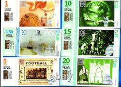 EXETER Monnaie de Transition Ville Ensemble Complet de 6 Billets 2015 GEM UNC RARE