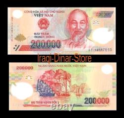 Ensemble de 11 billets UNC en Dong Vietnamien de 200 Dong à 500 000 Dong Monnaie Étrangère