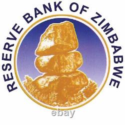 Ensemble de 5 billets authentiques de 100 trillions de dollars du Zimbabwe, Aa2008, UNC