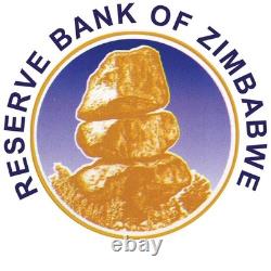Ensemble de 5 billets authentiques de 100 trillions de dollars zimbabwéens, Aa2008, UNC