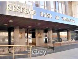 Ensemble de 5 billets authentiques de 100 trillions de dollars zimbabwéens, Aa2008, UNC