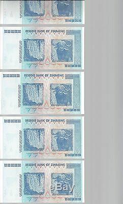 Erreur, 100 Milliards De Dollars En Monnaie Du Dollar Zimbabwéen. 10 20 50
