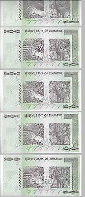 Erreur Sur Le Paquet, 50 Trillions De Monnaie En Dollars Zimbabwéens. 10 20 100