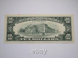 Erreur d'impression de billet de la Réserve fédérale de 10 $ de 1995 avec encre insuffisante UNC+