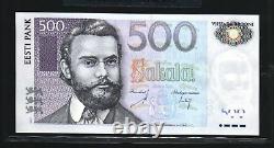 Estonie 500 KROONI P-89 2007 Hirondelle de cheminée UNC Devise mondiale estonienne d'avant l'euro