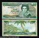 États Des Caraïbes Orientales 5 $ P22a1 1988 Reine Courir # Paire Unc Monnaie D'argent Remarque