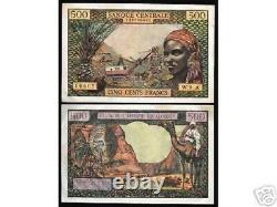 États Équato-africains 500 Francs P4 1963 Camel Unc Rare France Note Monétaire