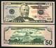 États-unis 50 Dollars P-534 2009 X 1 Pce Us Unc Grant Usa Monnaie Banque Note