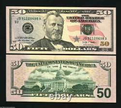 États-Unis 50 DOLLARS P-534 2009 x 1 Pce US UNC Grant USA Monnaie BANQUE NOTE