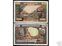 États africains équatoriaux 500 Francs P4 1963 Camel Unc Rare France Billet de banque