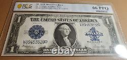 États-unis 1923 1 $ Certificat D'argent Billet Fr-237 Certifié Pcgs Gem Unc-66-ppq
