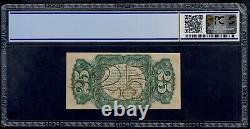 États-unis 25 Cents 1863 Devise Fractionnelle Pick # 109d Pcgs 62 Unc