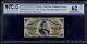 États-unis 25 Cents 1863 Fractionnel Monnaie Pick # 109d Pcgs 62 Unc
