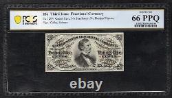 Fr. 1294 25 cents Troisième émission Monnaie fractionnaire PCGS Billet de banque Gem non circulé-66ppq