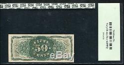 Fr 1339 50 Cents 3e Numéro Fractional Currency Spinner Type II Gpc Unc-64ppq