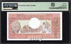 Gabon 500 francs P2b 1978 PMG66 Gem UNC EPQ billet de banque lithographié