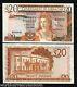Gibraltar 20 Livres P-23 1986 Reine Gouverneur Unc Rare Monnaie Royaume-uni Gb Bank Note