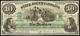 Grande 1872 $ 10 Dollar Bill South Carolina Note Devise Big Billets Unc