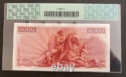 Grèce Rouge Mitrotita Pcgs Monnaie 63 Choix Unc Rare