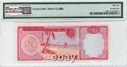 Îles Caïmanes, Conseil Monétaire, 10 Dollars 1971 (nd 1972) P-3 Pmg Gem Unc 66 Epq