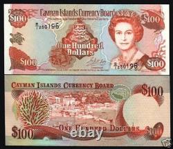 Îles Caïmans 100 DOLLARS P-20 1996 Reine Elizabeth QE II ? Billet de monnaie UNC