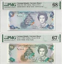 Îles Caïmans 1 100 Dollars Série 1996 Loi sur la Monnaie Révisée Superb Gem UNC