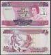 Îles Salomon 10 $ P7b 1977 Reine A / 1 Pfx. Unc Rare Pacific Money Money Note