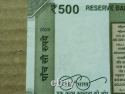 Inde 500 Rs/- 786786 Billet/Monnaie de Banque Non Ciselé