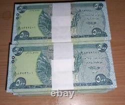 Irak 250 000 DINARS Nouveau 2018, 500 dinars × 500 Pièces 5 Liasses Billet UNC de Monnaie