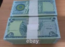 Irak 250 000 DINARS Nouveau 2018, 500 dinars × 500 Pièces 5 Liasses Billet UNC de Monnaie