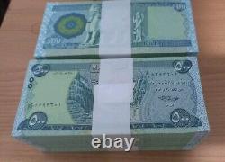 Irak 250 000 DINARS Nouveau 2018, (500 dinars × 500 pièces) 5 LIENS Billet de banque UNC