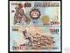 Lesotho Afrique 200 Maloti P20a 1994 Horse Mouton Unc Monnaie Argent Projet De Loi Billet